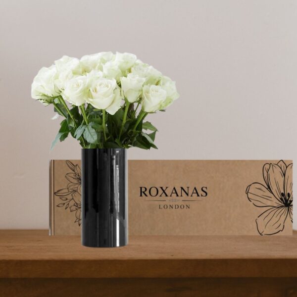 White rose letterbox flower delivery London UK